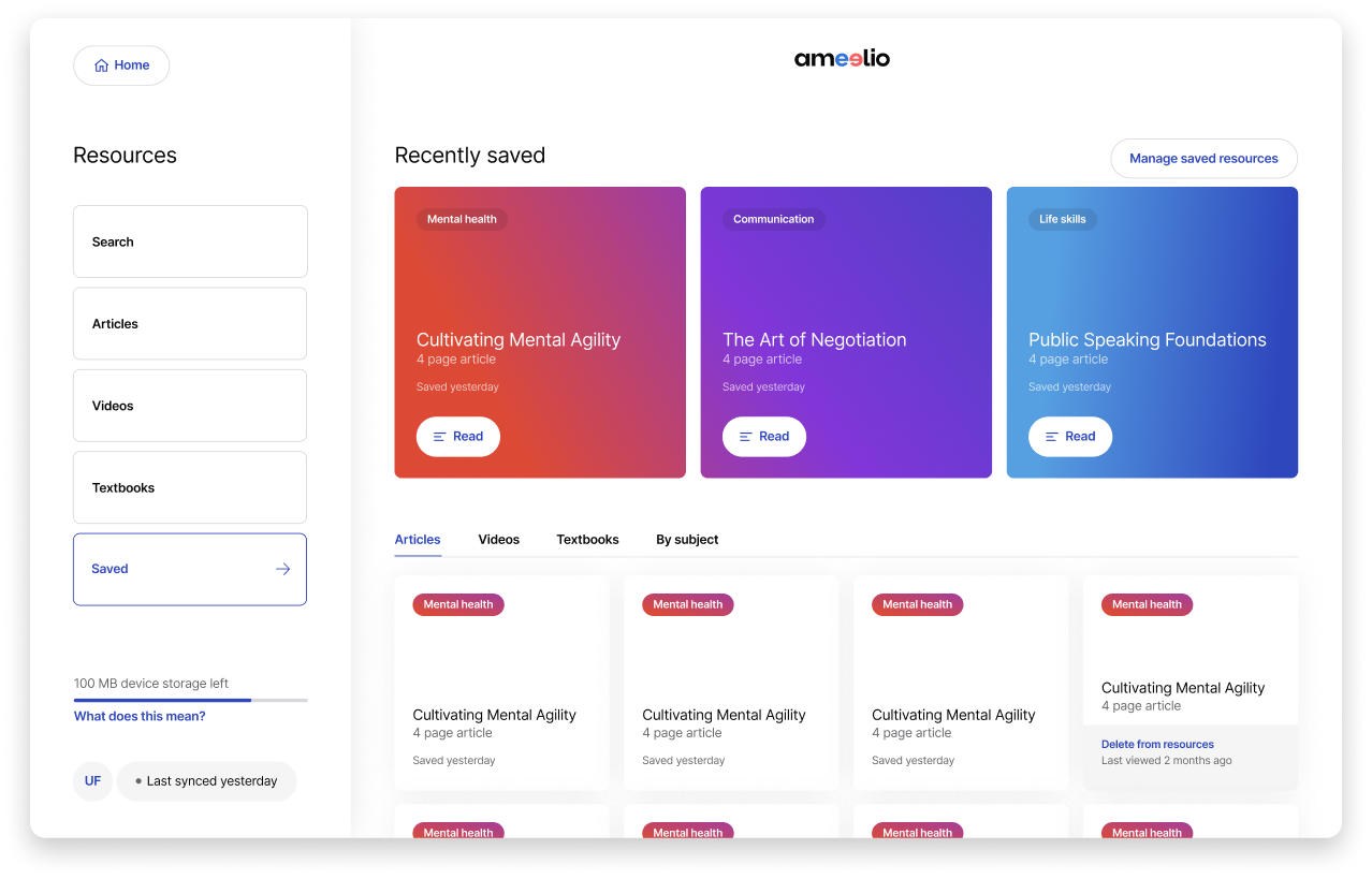 Device Management Support » Reentry Products Ameelio